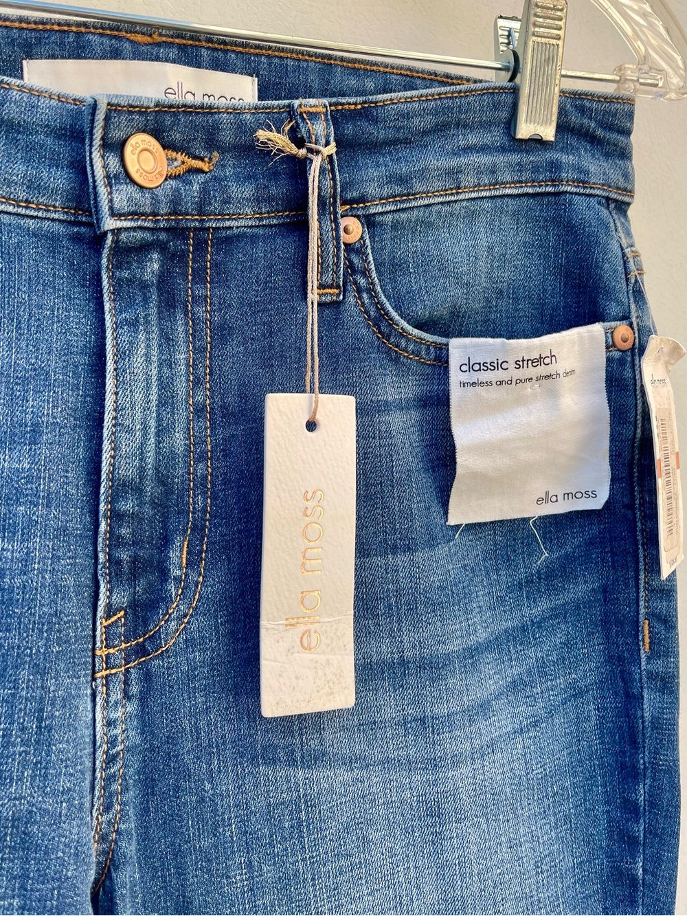 NWT- Ella Moss High Rise Flare Jeans — Junior Size 28 - Picture 8 of 9